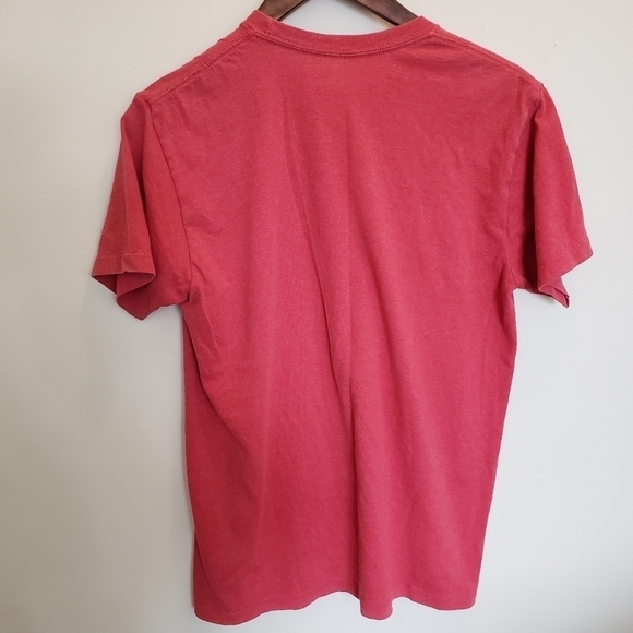 Red Stripe Graphic Tee Red Mens Size Medium - Picture 2 of 7